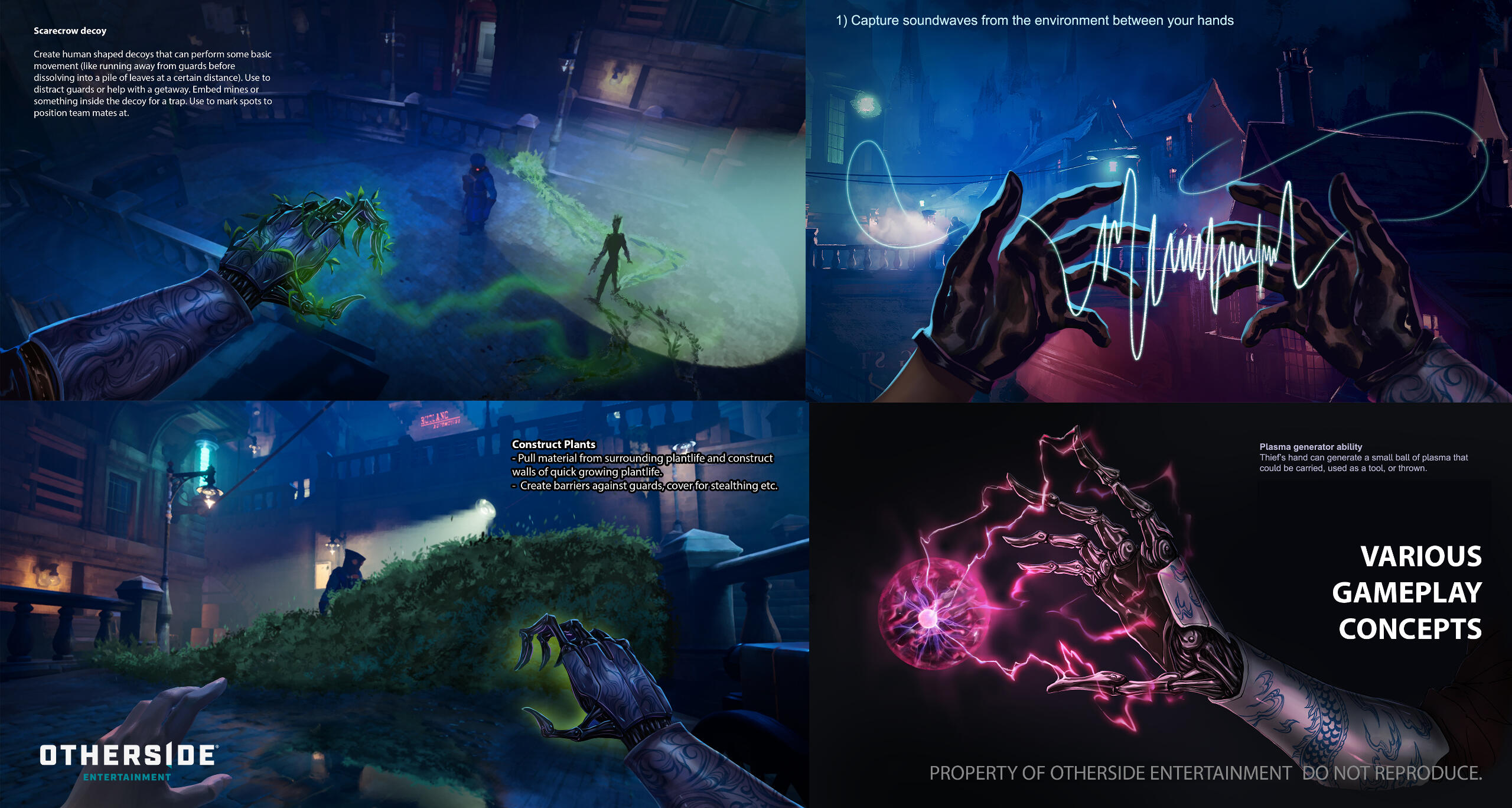 Gameplay Mechanics concepts